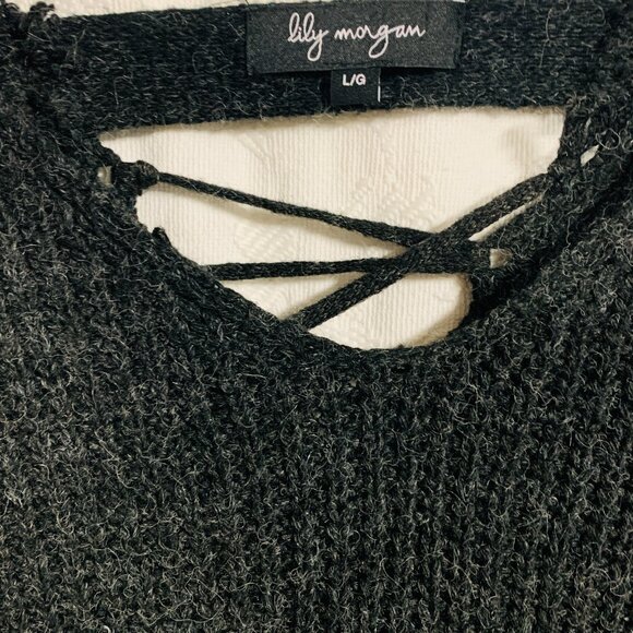 Lili Morgan Dark Grey Sweater (KM0112) - Picture 2 of 3